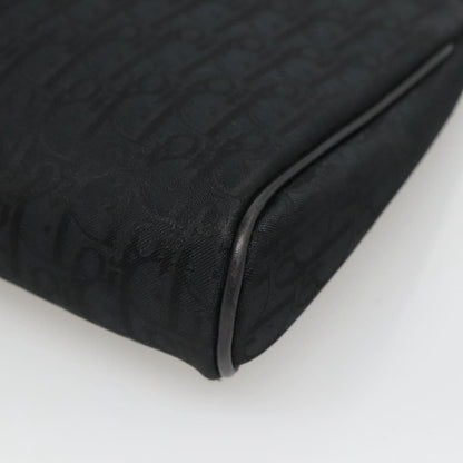 Christian Dior Trotter pouch Diorissimo Canvas, BLACK, CANVAS, Clutche & pouche