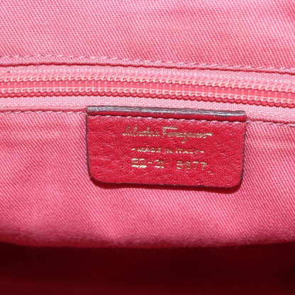 Salvatore Ferragamo Vintage Handbag Leather, RED, LEATHER, Handbag