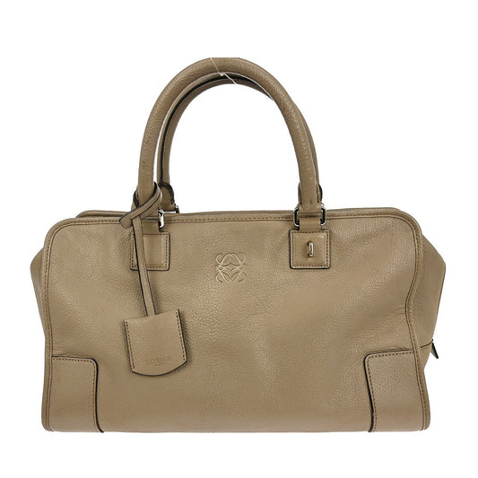 Loewe Amazona NM Bag Leather, BEIGE, LEATHER, Handbag