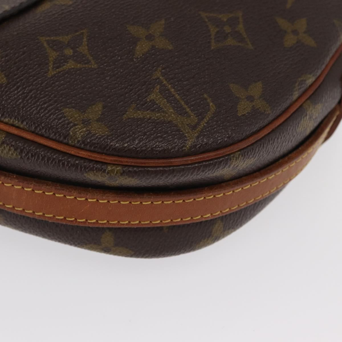 Louis Vuitton Jeune Fille Handbag Monogram Canvas, BROWN, CANVAS, Shoulder bag