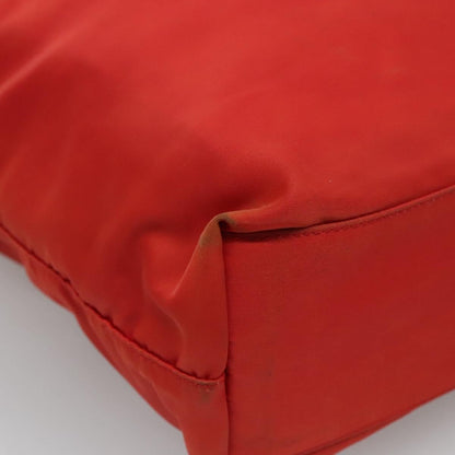 Prada Vintage Zip Tote Tessuto, Red, Nylon, Tote Bag