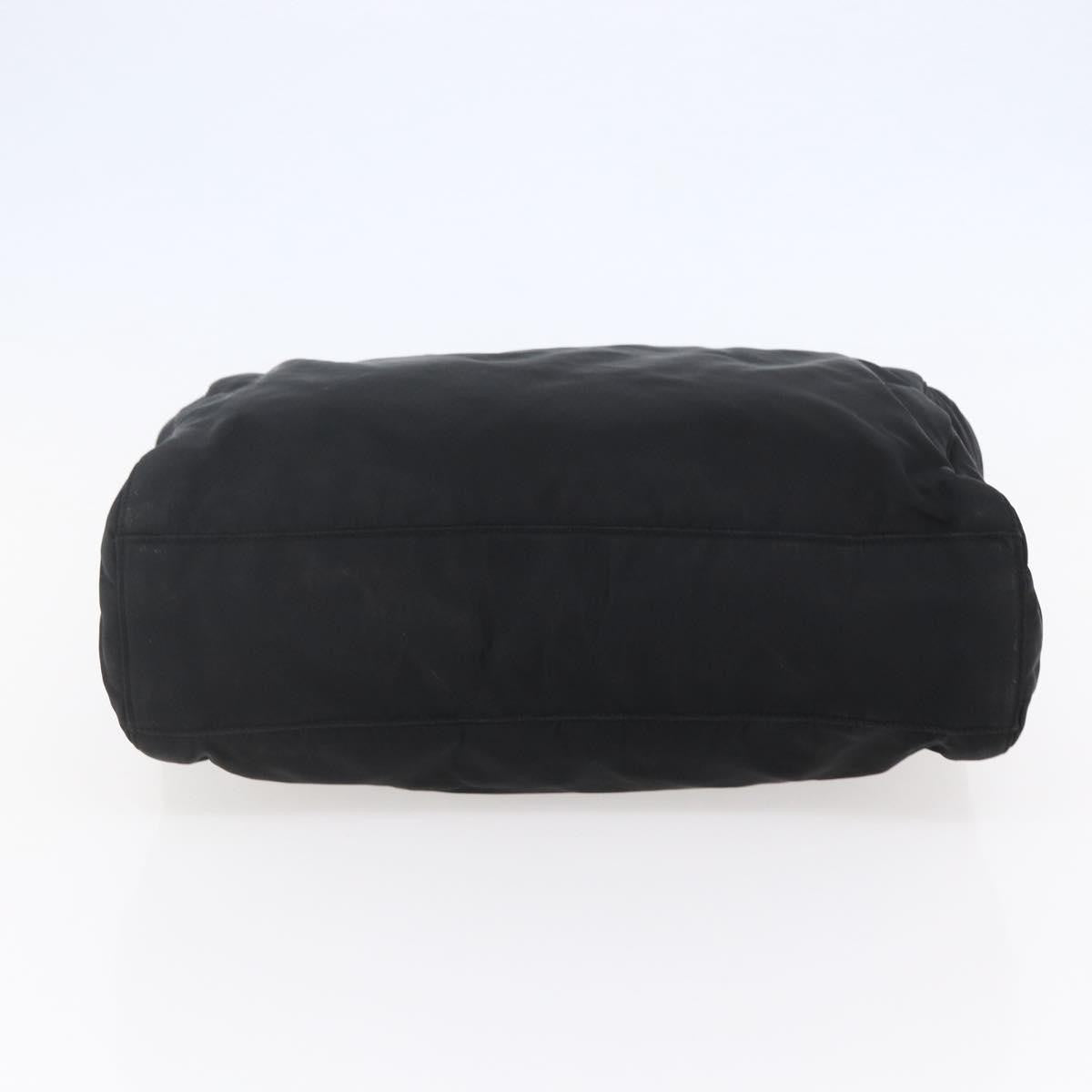 Prada Resin Handle Tote Tessuto, BLACK, NYLON, Tote bag