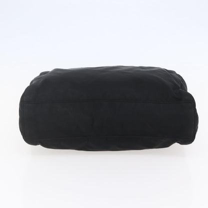 Prada Resin Handle Tote Tessuto, BLACK, NYLON, Tote bag