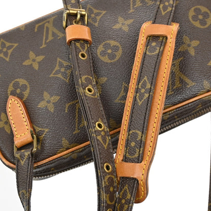Louis Vuitton Pochette Marly Bandouliere Bag Monogram Canvas, BROWN, CANVAS, Shoulder bag