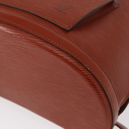 Louis Vuitton Gobelins Backpack Epi Leather, BROWN, LEATHER, Backpack