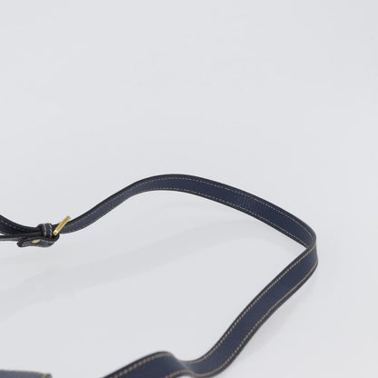 Loewe Vintage Shoulder Bag Leather, NAVY, LEATHER, Shoulder bag