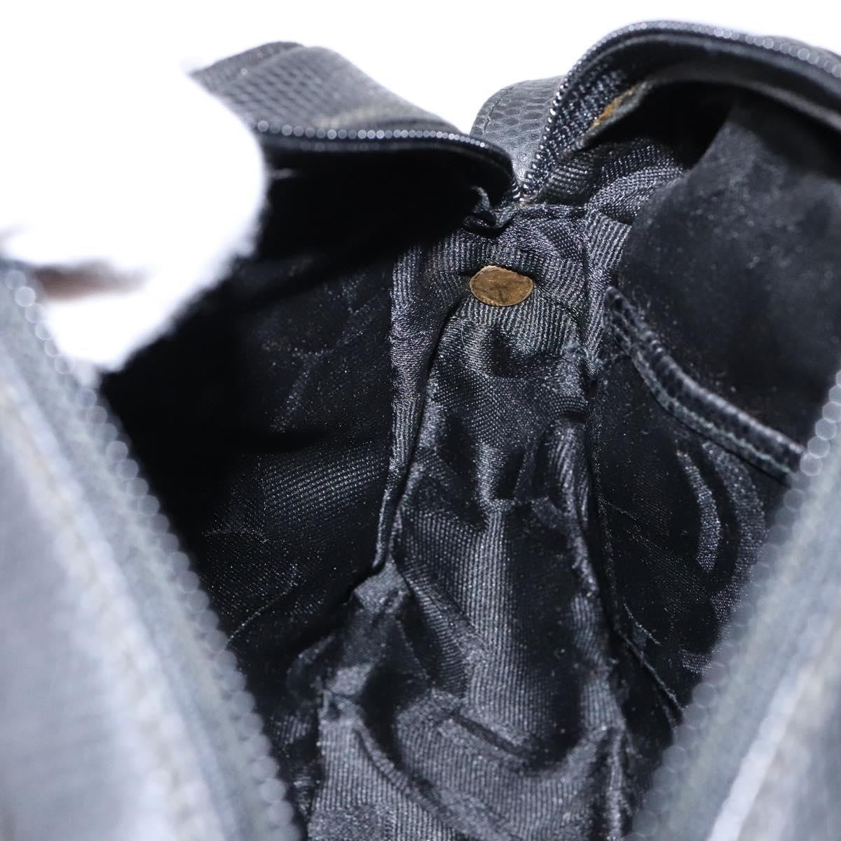 Salvatore Ferragamo Vala Shoulder Bag Leather, BLACK, LEATHER, Shoulder bag