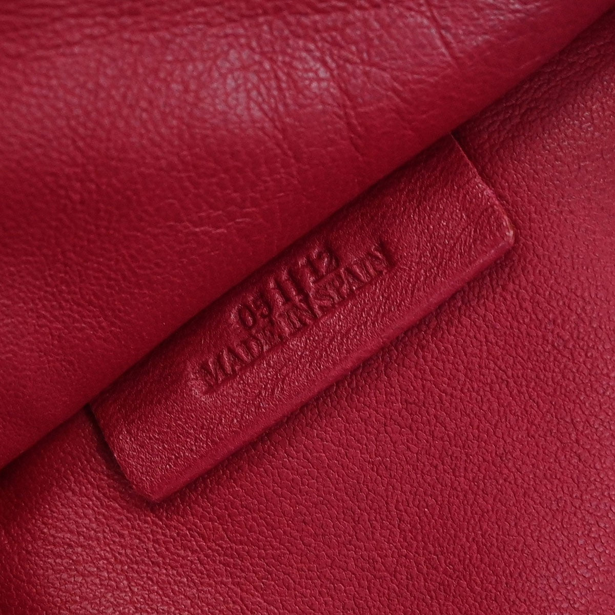 Loewe Amazona Bag Leather, RED, LEATHER, Handbag