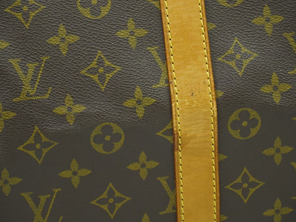 Louis Vuitton Keepall Bandouliere Bag Monogram Canvas, BROWN, CANVAS, Travel bag