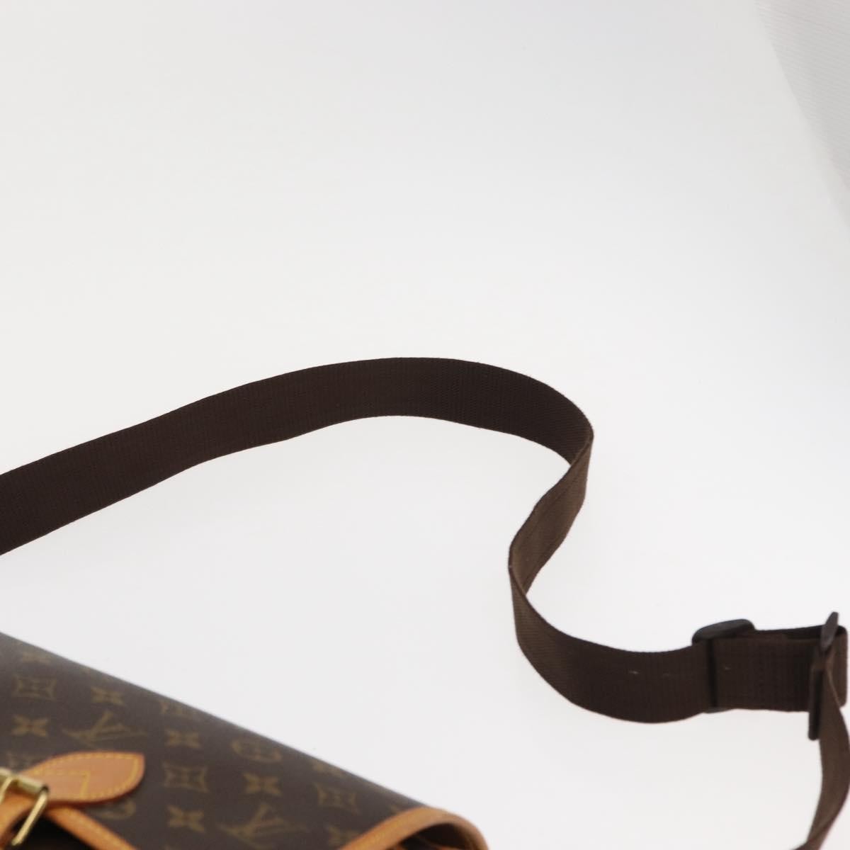 Louis Vuitton Sac Gibeciere Messenger Bag Monogram Canvas, BROWN, CANVAS, Shoulder bag