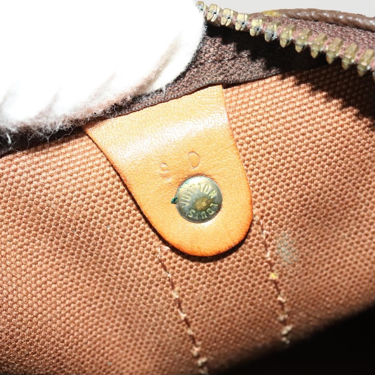 Louis Vuitton Keepall Bag Monogram Canvas, BROWN, CANVAS, Travel bag