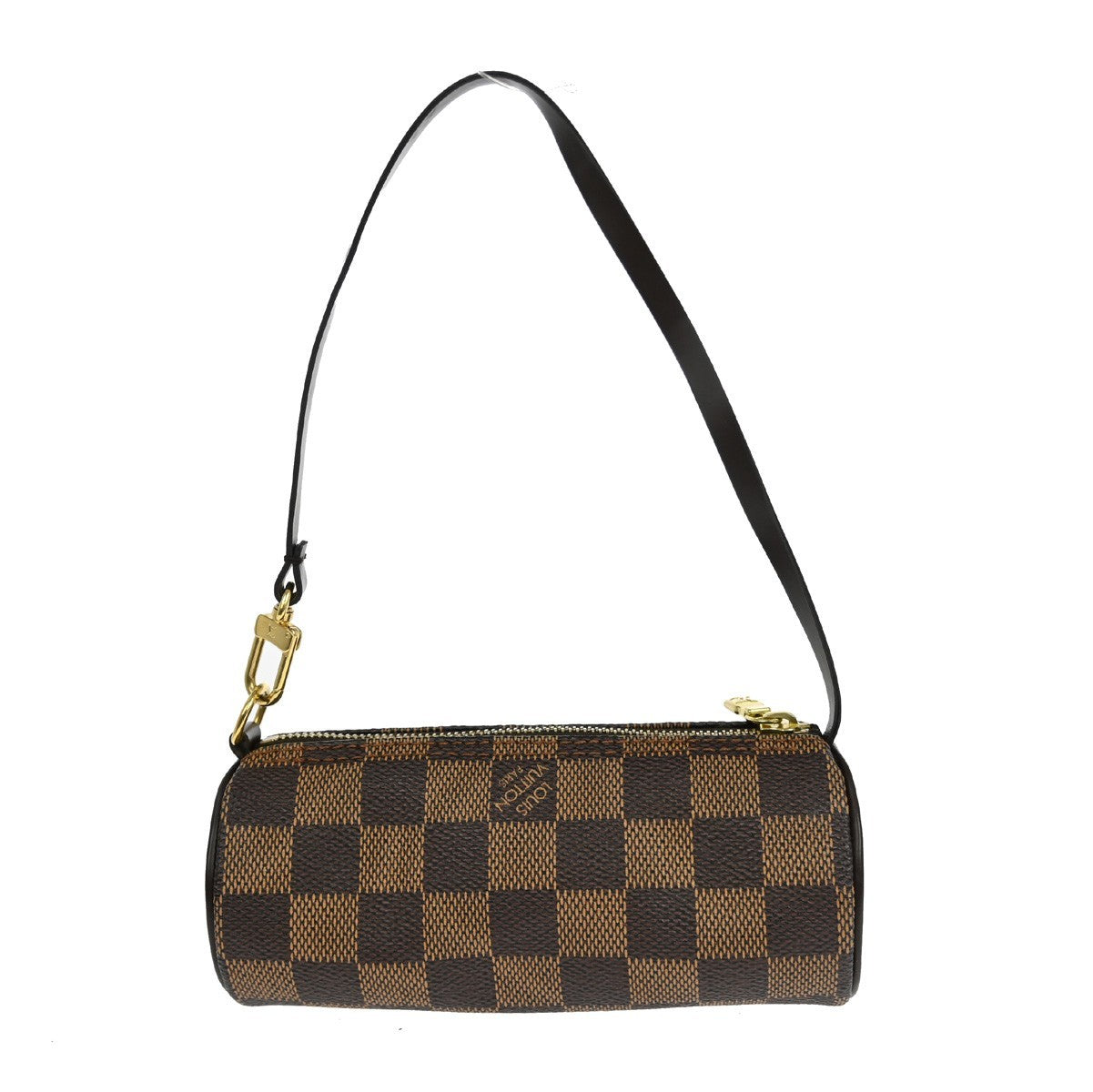 Louis Vuitton Papillon Pochette Damier, BROWN, CANVAS, Clutche & pouche