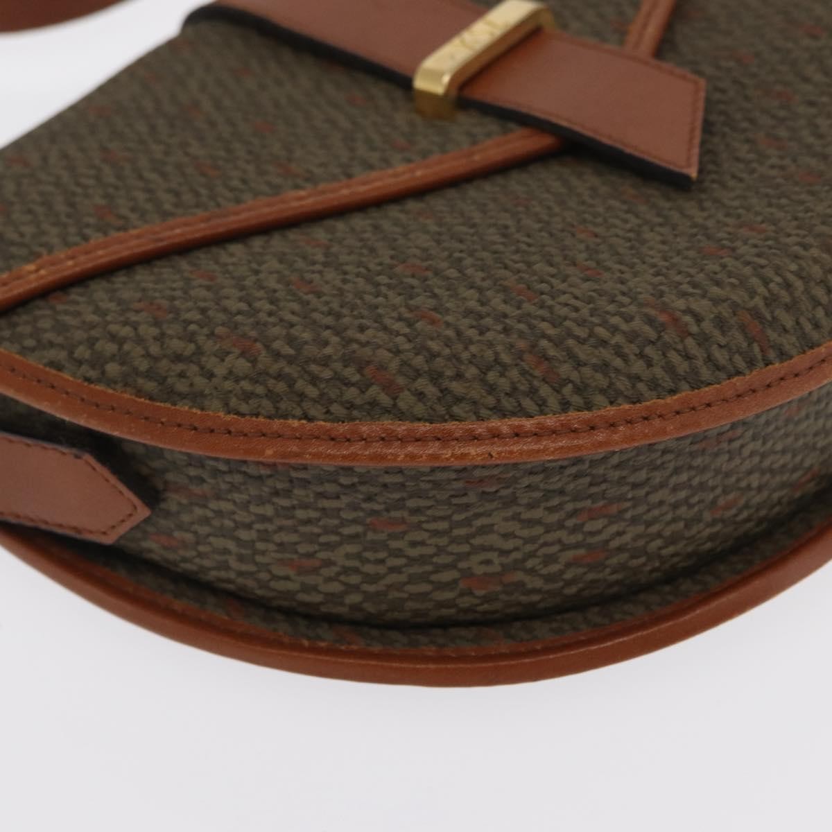 Saint Laurent Vintage Shoulder Bag Canvas, KHAKI, CANVAS, Shoulder bag