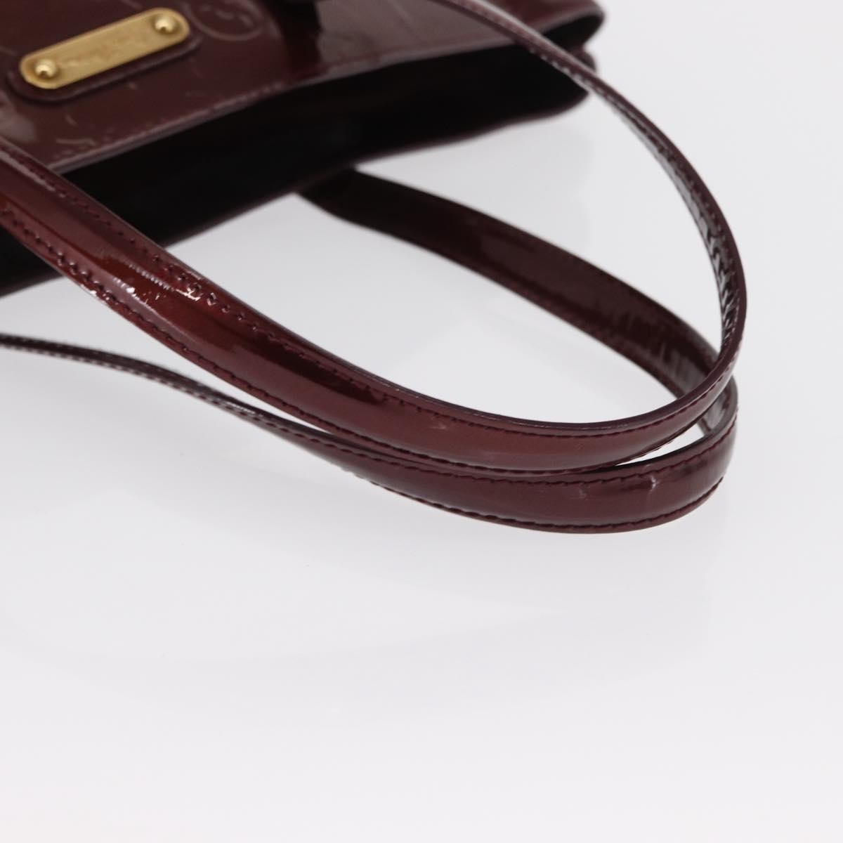 Louis Vuitton Wilshire Handbag Monogram Vernis, RED, PATENT_LEATHER, Tote bag