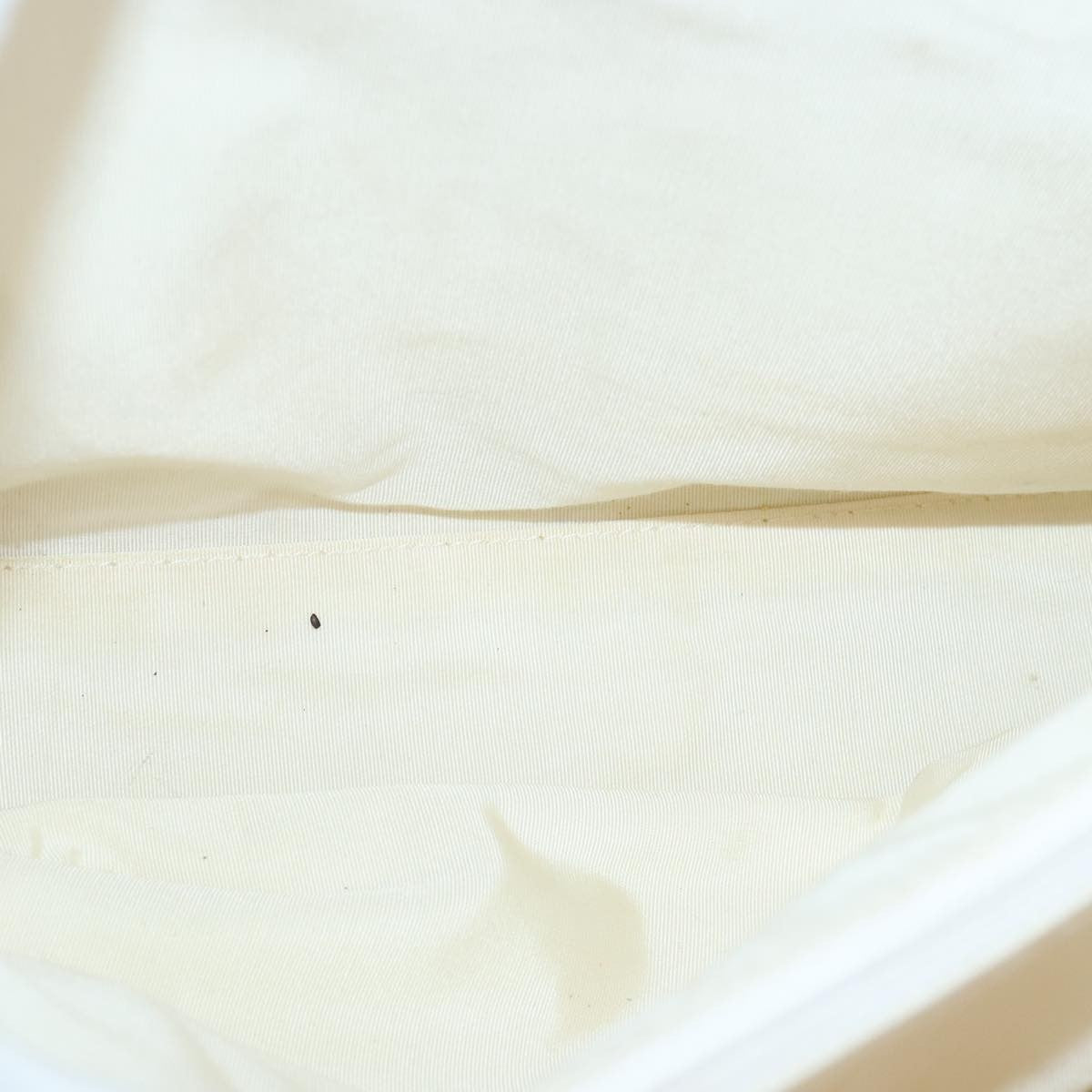 Chanel Surpique Zip Around Satchel Quilted Leather, WHITE, LEATHER, Handbag