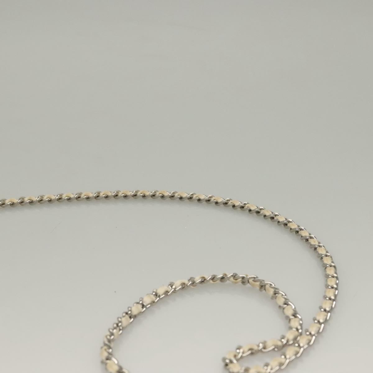 Chanel Vintage Timeless Wallet on Chain Caviar, WHITE, LEATHER, Clutche & pouche