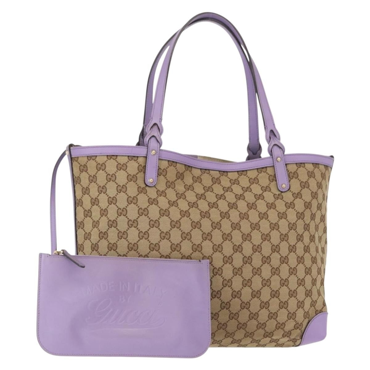Gucci Vintage tote GG Canvas, BEIGE, CANVAS, Tote bag