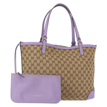 Gucci Vintage tote GG Canvas, BEIGE, CANVAS, Tote bag