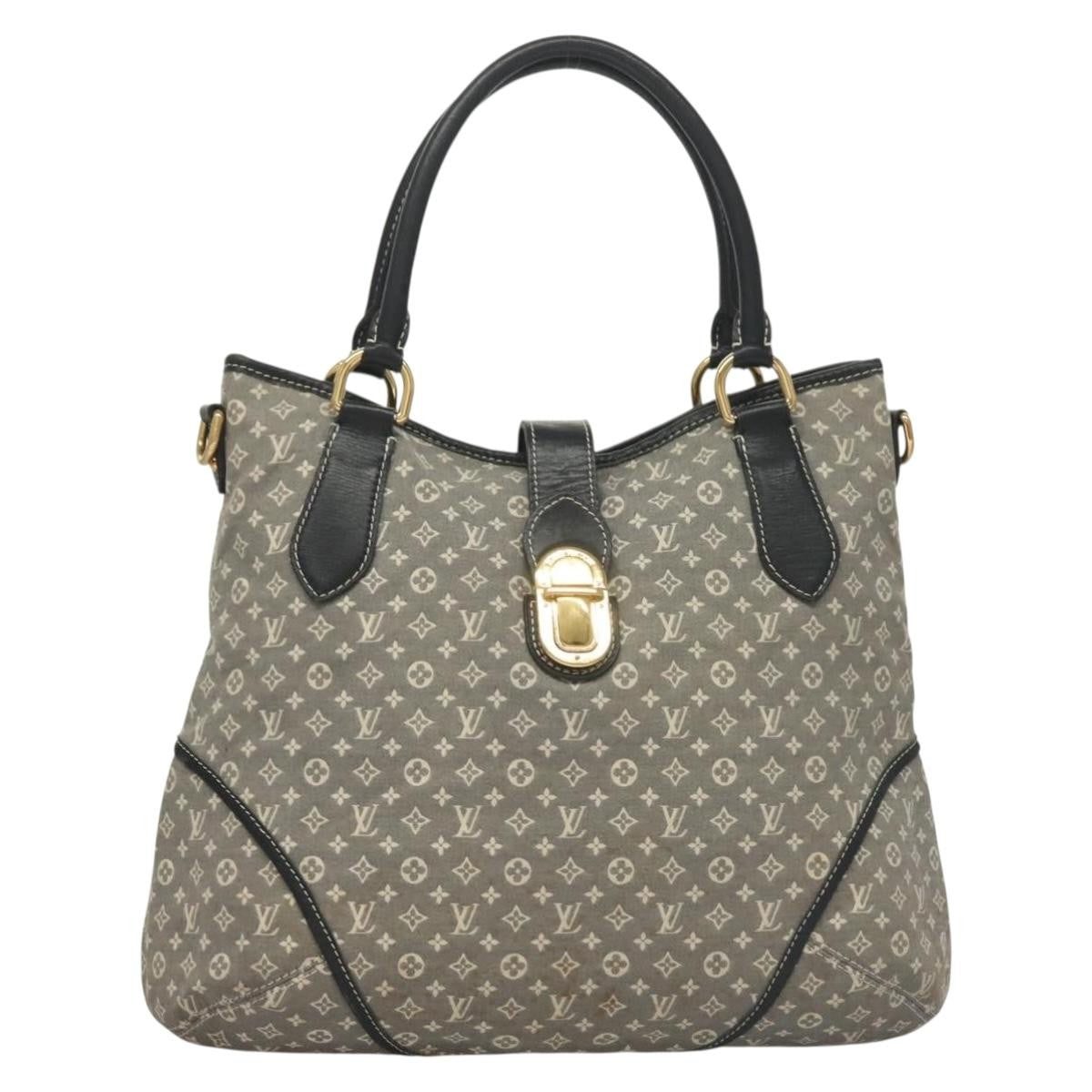 Louis Vuitton Elegie Handbag Monogram Idylle, NAVY, CANVAS, Handbag