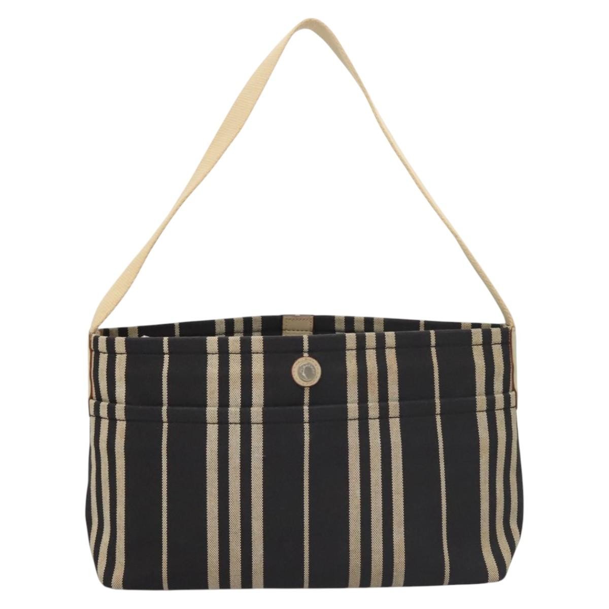 Burberry Vintage Shoulder Bag Canvas, NAVY, CANVAS, Shoulder bag