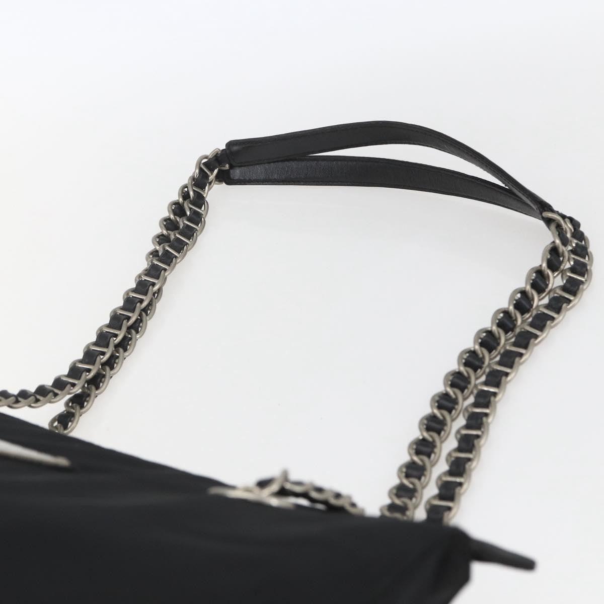 Prada Vintage Shoulder Bag Tessuto, BLACK, NYLON, Shoulder bag
