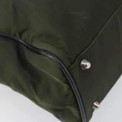 Prada Vintage Handbag Tessuto, KHAKI, NYLON, Handbag