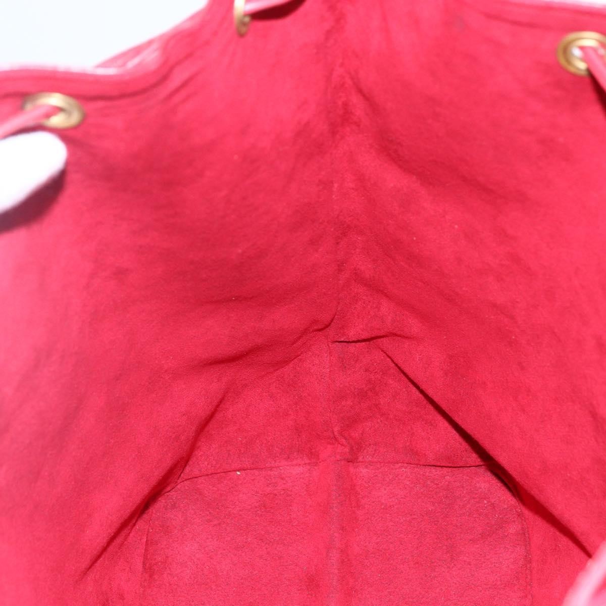 Louis Vuitton Noe Handbag Epi leather, RED, LEATHER, Handbag