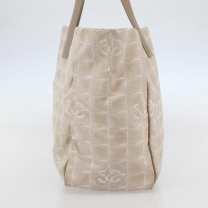 Chanel Travel Line Tote Nylon, BEIGE, NYLON, Tote bag