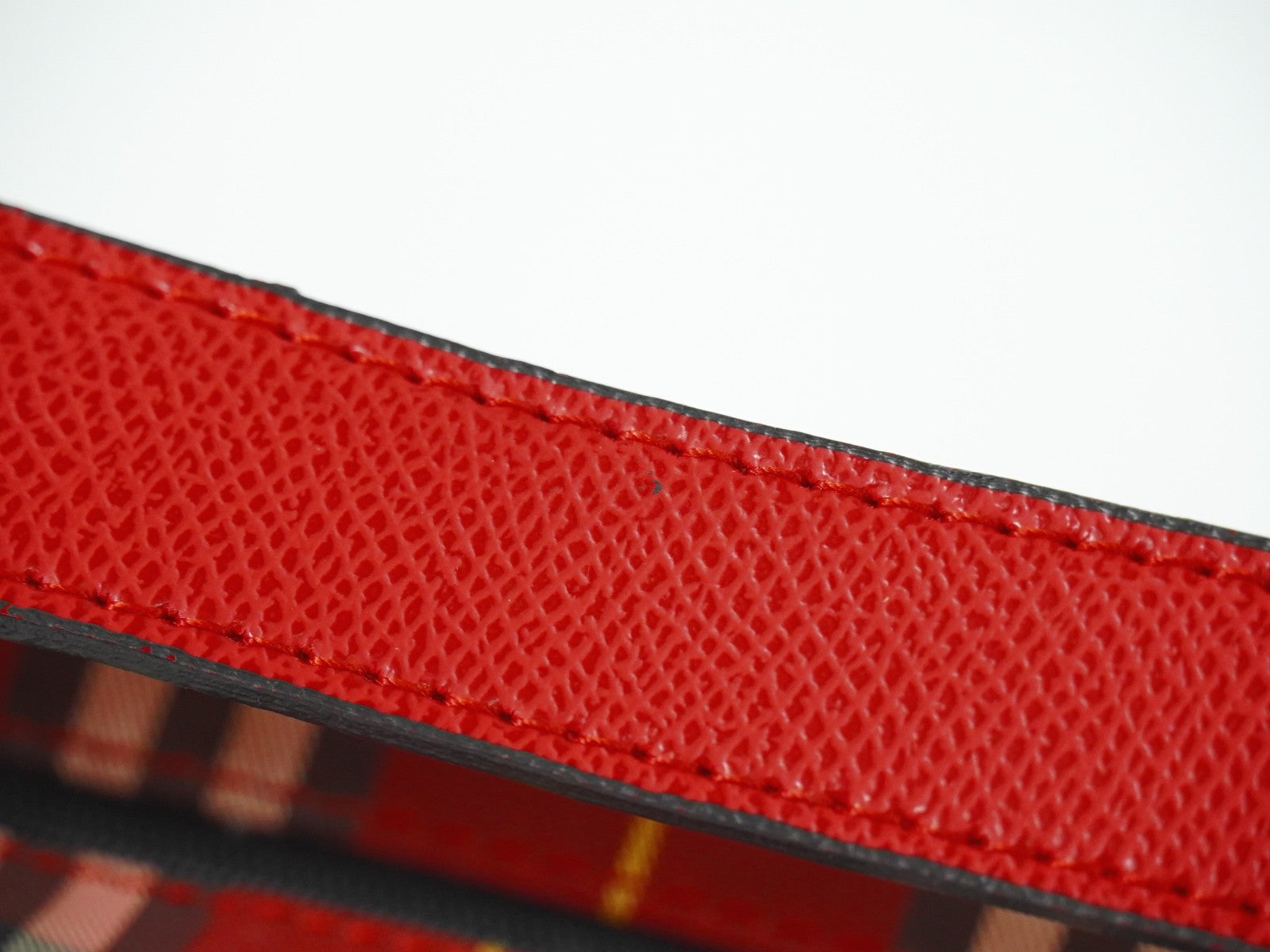 Burberry Nova Check Handbag Nova Check Canvas, RED, CANVAS, Clutche & pouche