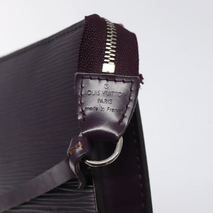Louis Vuitton Pochette Accessoires Epi Leather, PURPLE, LEATHER, Clutche & pouche