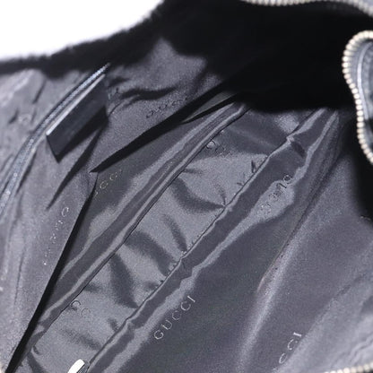 Gucci Attache Shoulder Bag Leather, BLACK, LEATHER, Shoulder bag