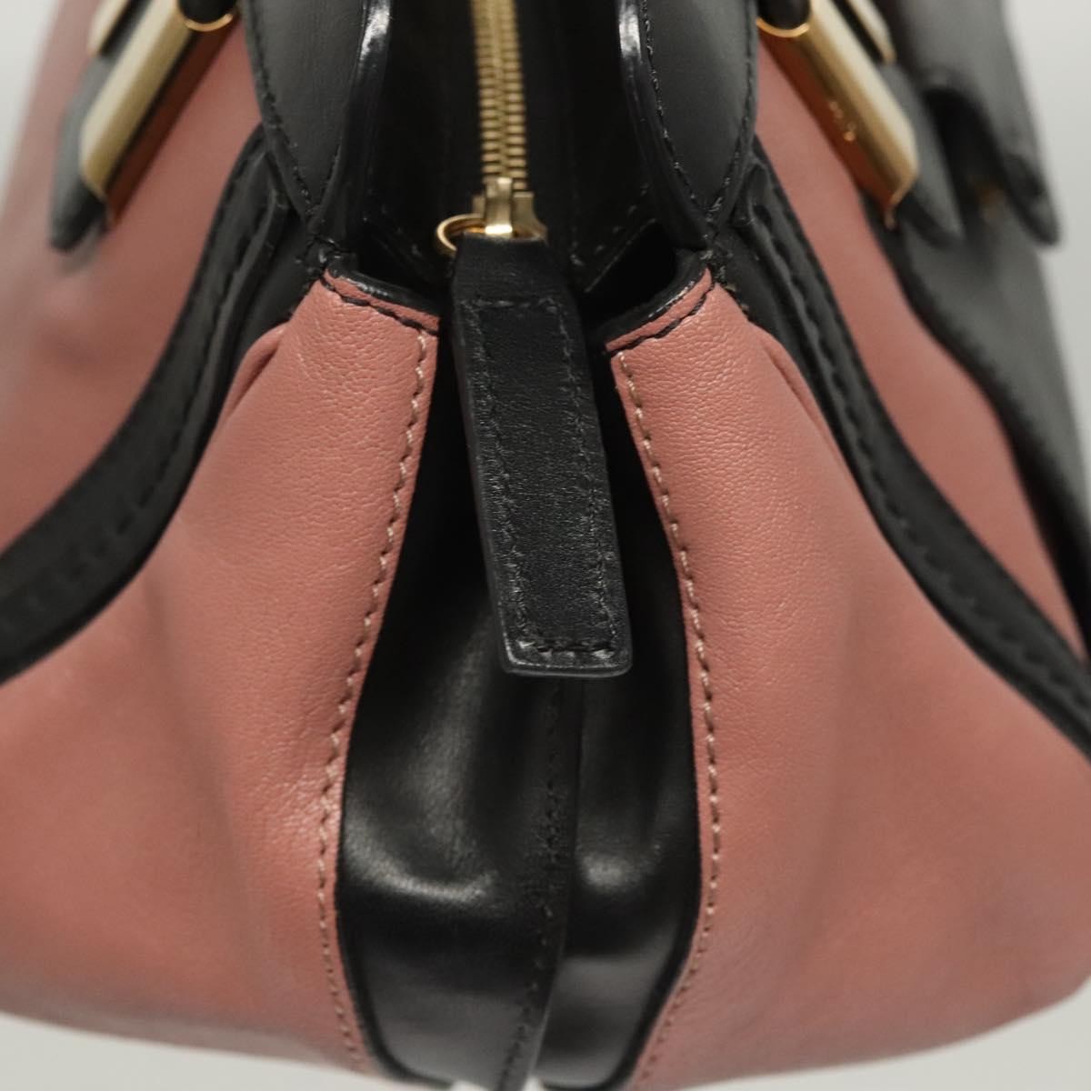 Chloe Alice Satchel Leather, PINK, LEATHER, Handbag