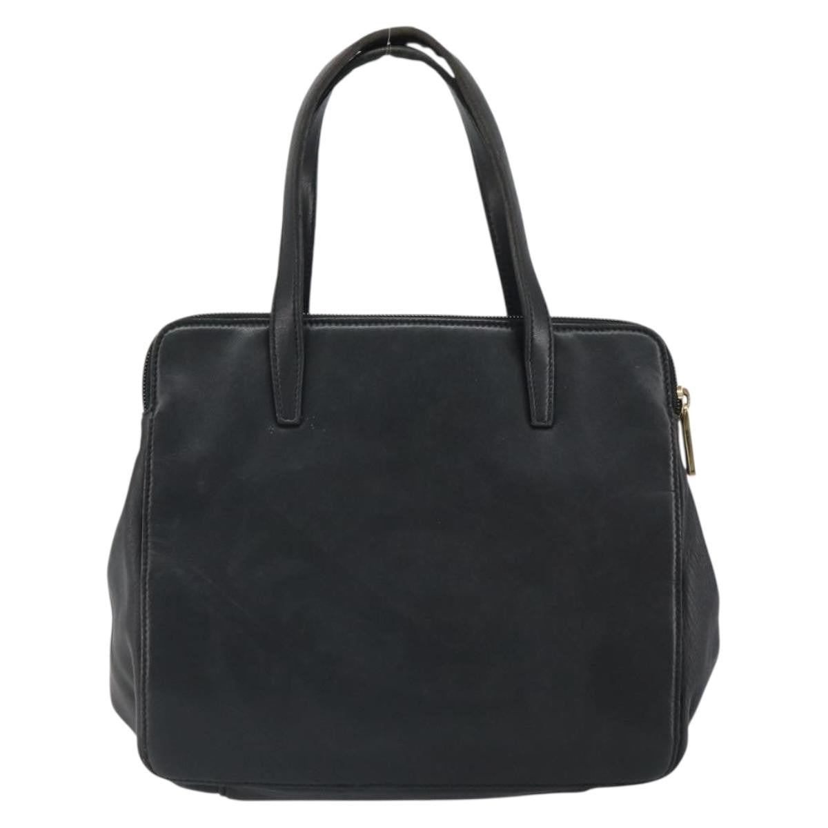 Loewe Vintage Handbag Leather, BLACK, LEATHER, Handbag
