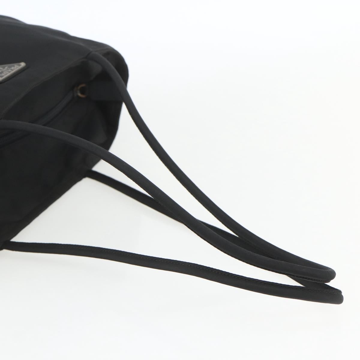 Prada Vintage Zip Tote Tessuto, BLACK, NYLON, Tote bag