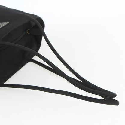 Prada Vintage Zip Tote Tessuto, BLACK, NYLON, Tote bag