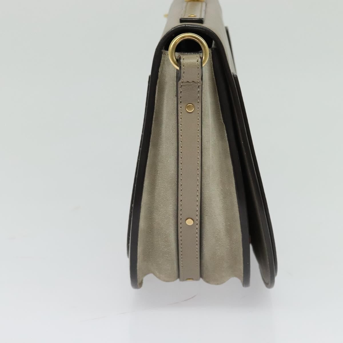 Chloe Nile Crossbody Bag Leather, BEIGE, LEATHER, Shoulder bag