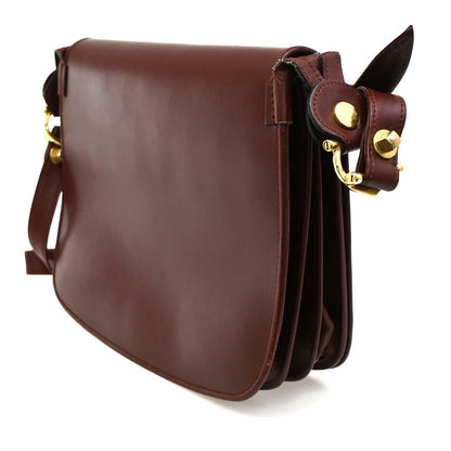 cartier Must de Cartier Shoulder Bag Leather, Burgundy, Leather, Shoulder Bag
