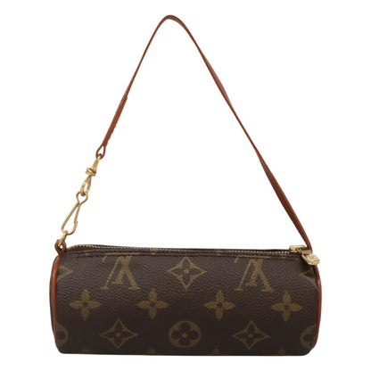 Louis Vuitton Papillon Pochette Monogram Canvas, BROWN, CANVAS, Handbag