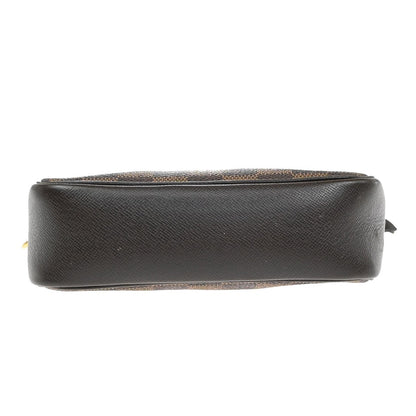 Louis Vuitton Trousse Make Up Bag Damier Canvas, BROWN, CANVAS, Clutche & pouche