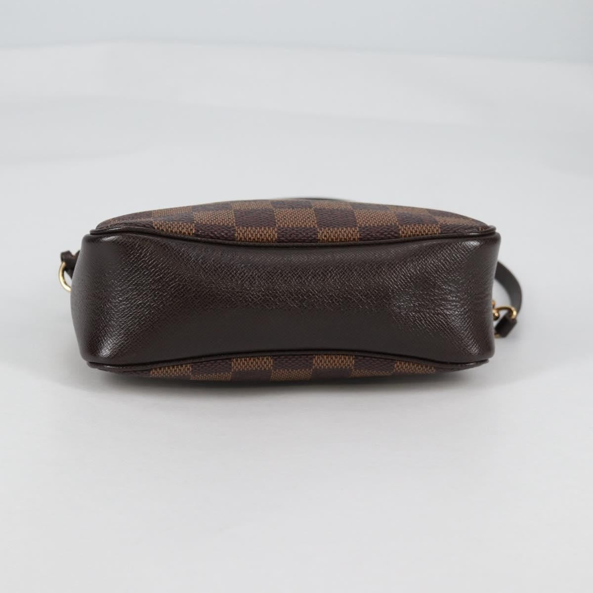 Louis Vuitton Trousse Make Up Bag Damier, BROWN, CANVAS, Clutche & pouche