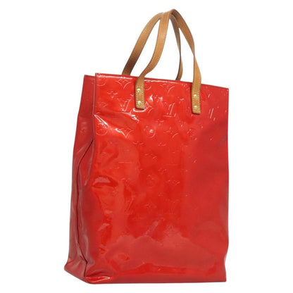 Louis Vuitton Reade Handbag Monogram Vernis, RED, PATENT_LEATHER, Handbag
