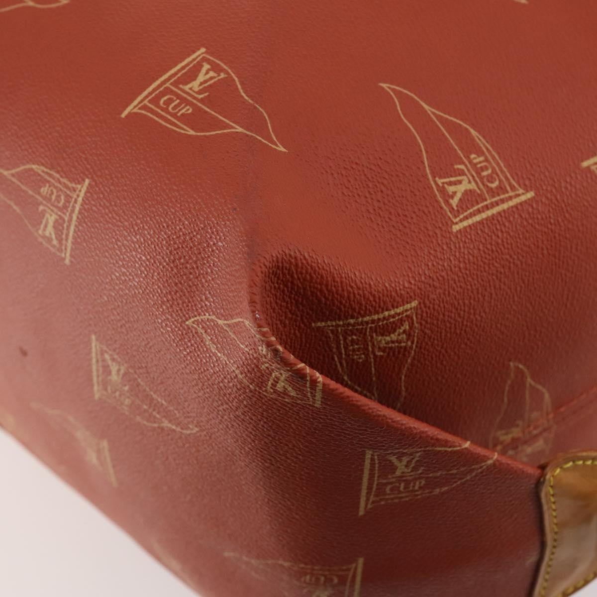 Louis Vuitton Cup Garment Cover Coated Canvas, Red, PVC, Travel Bag