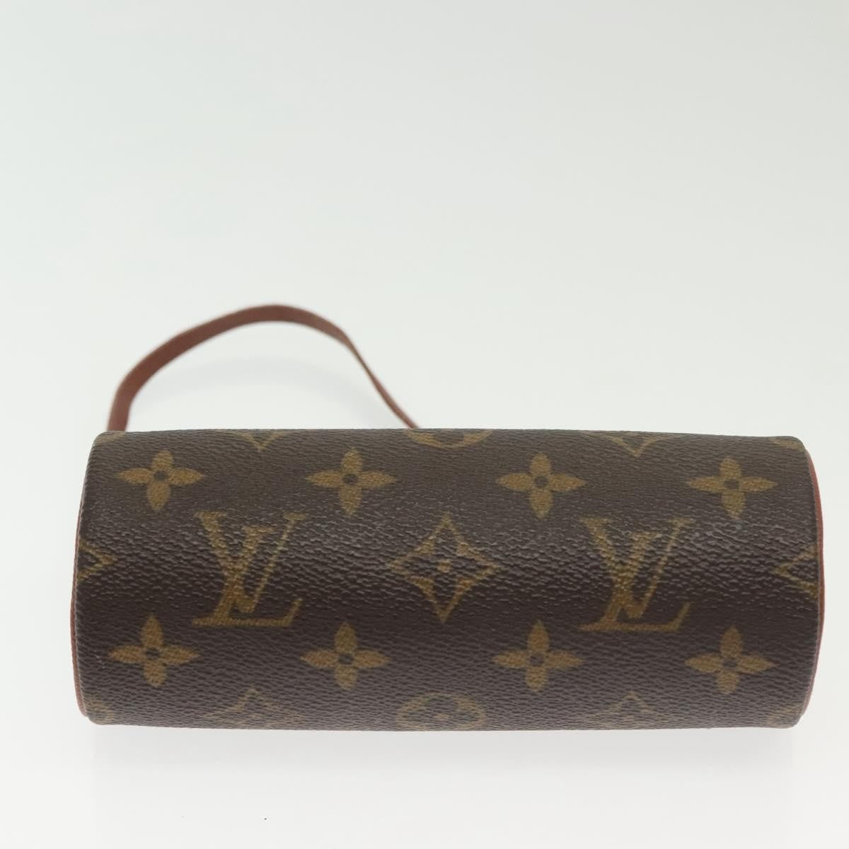 Louis Vuitton Papillon Pochette Monogram Canvas, BROWN, CANVAS, Handbag