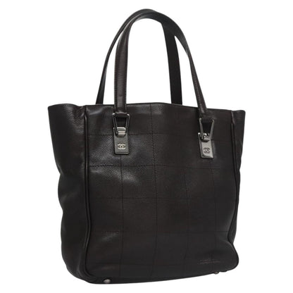 Chanel Chocolate Bar Coco Mark handbag Caviar skin, BROWN, LEATHER, Handbag