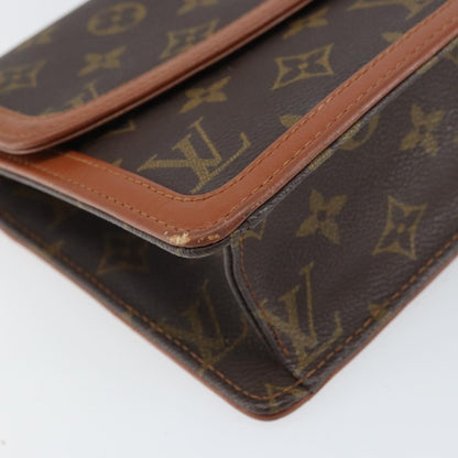 Louis Vuitton Dame Pochette Monogram Canvas, BROWN, CANVAS, Clutche & pouche