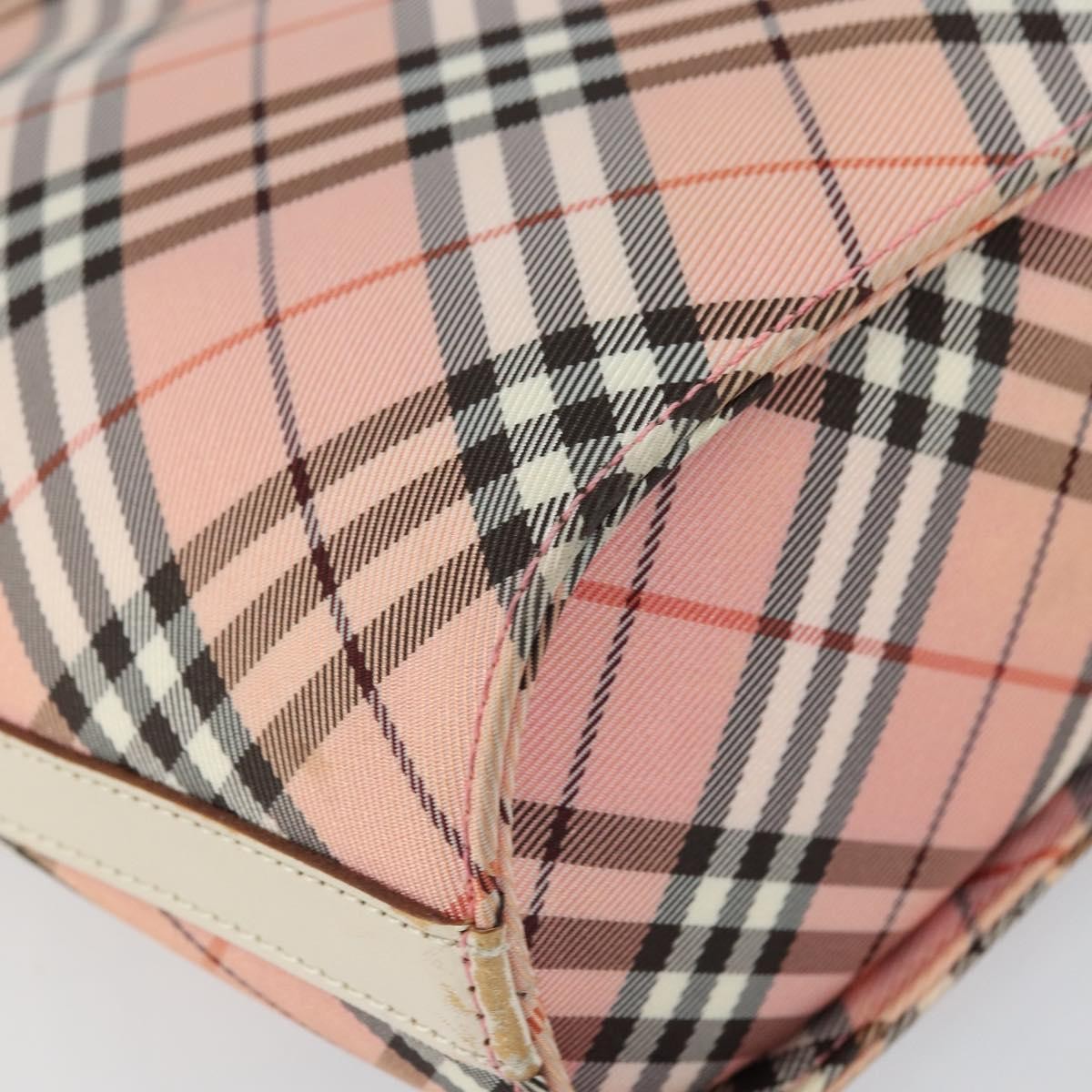 Burberry Nova check Shoulder bag Canvas, PINK, CANVAS, Shoulder bag