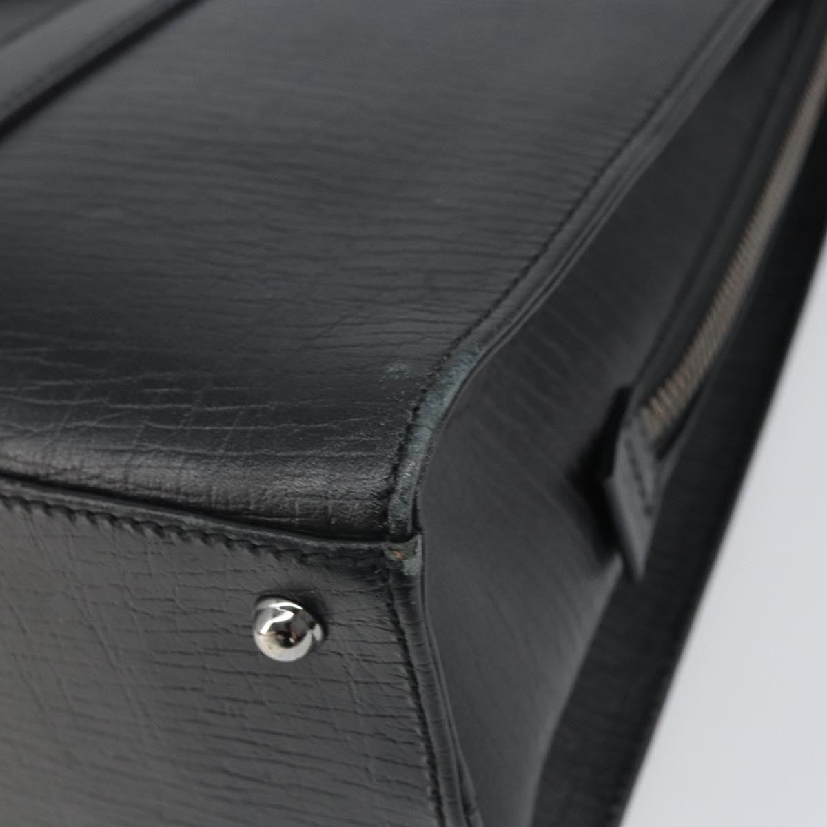 Gucci Vintage Handbag Leather, BLACK, LEATHER, Handbag
