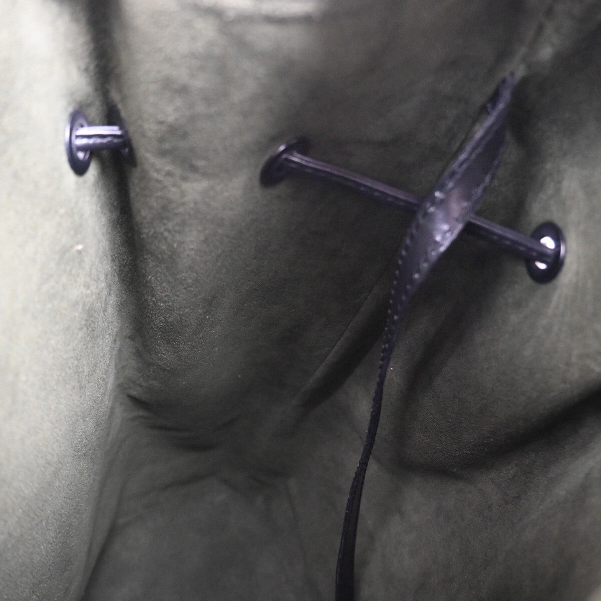 Louis Vuitton Vintage Sac d'Epaule Handbag Epi Leather, BLACK, LEATHER, Handbag