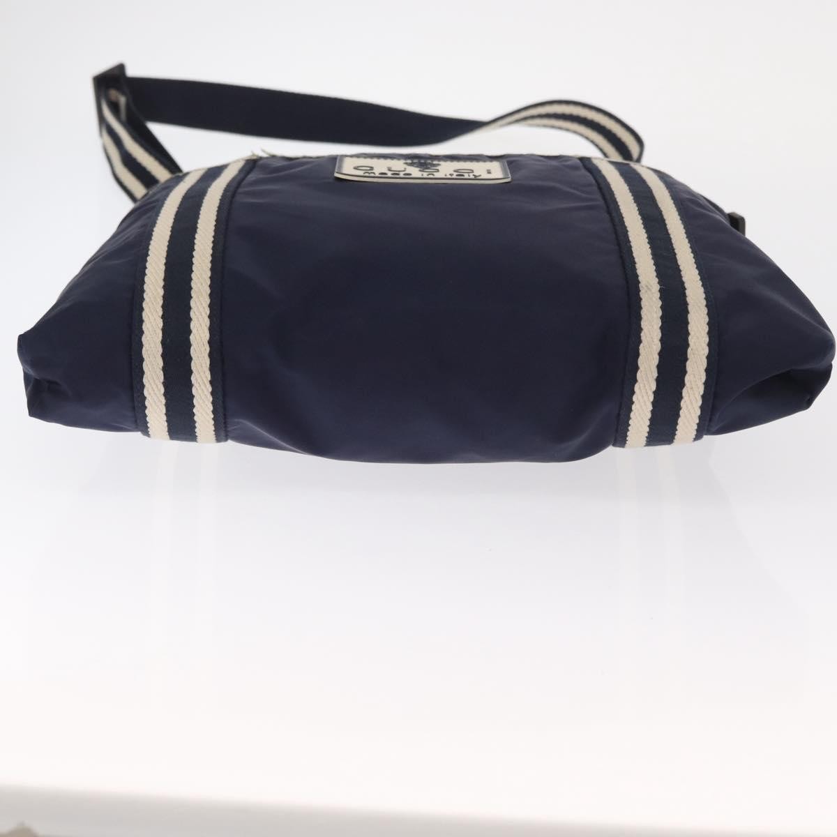 Gucci Vintage Shoulder Bag Nylon, NAVY, NYLON, Shoulder bag