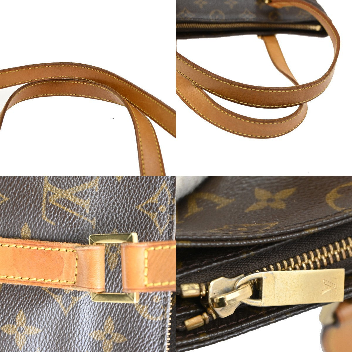 Louis Vuitton Cabas Piano Monogram Canvas, BROWN, CANVAS, Shoulder bag